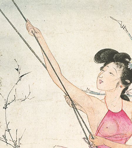 麻栗坡-胡也佛的仕女画和最知名的金瓶梅秘戏图